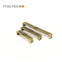 Italtecno 06-9265 Matt Bronze Drawer Pulls in three sizes, showcasing a sleek and elegant design for cabinets and furniture.