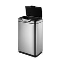 EKO TouchPro Bin EK9178 in brushed stainless steel, 68 litres, capable of multiple activation methods including taps from elbow or knee, featuring a soft open lid and fingerprint-resistant finish, suitable for large kitchen spaces.