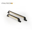 Italtecno 2920 drawer pull in KGP/MB finish, available in 128mm and 192mm sizes, perfect for kitchen cabinets and furniture.