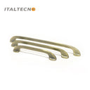 Italtecno 31-2132 drawer pull in matt bronze finish, featuring a sleek design, available in multiple sizes for cabinets and furniture.