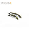 Italtecno 312137 series drawer pulls in Black Brass finish, available in 96mm and 128mm sizes.