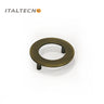 Italtecno 5372 drawer pull in Matt Antique Bronze finish, 64mm center-to-center, ideal for cabinets and drawers.