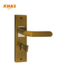 Khas Variety 5801-46 door handle set in MAE finish, featuring a sleek rounded handle design with a matte antique elegant finish.