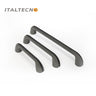 Italtecno 8049 series drawer pulls in Black Nickel/Matte Black finish, available in 96mm, 128mm, and 192mm sizes.