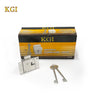 KGI H-034 chrome-plated universal cupboard lock with keys, made in Thailand.
