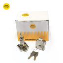Khas Triumph 138-38 chrome-plated cabinet/drawer lock with keys.