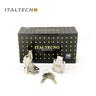 Italtecno 138-B22 chrome-plated cabinet/drawer lock with keys.