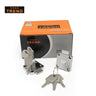 Khas Trend H138-22 chrome-plated cabinet/drawer lock with keys.