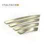 Italtecno HY1239 Door Pull Handle with BSN finish, featuring a curved modern design available in 128mm, 192mm, 256mm, and 320mm sizes.