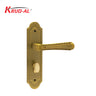 Krud-Al KD58305 Door Handle Set in MAE finish, featuring classic design and secure lock mechanism.