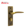 Krud-Al KD58306 Door Handle Set in AB finish, featuring sleek design and secure lock mechanism.