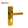 Krud-Al KD58315 Door Handle Set in MAE finish, featuring a sleek design and secure lock mechanism.