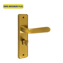 Khas Maximum Plus KH-004 Door Handle Set in MAE finish, featuring a sleek design with a matte antique look.