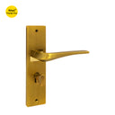 Khas Triumph Plus KH-017 Door Handle Set in MAE/PVD finish, showcasing a modern design with a sleek and luxurious combination of finishes.