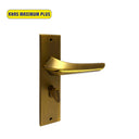 Khas Maximum Plus KH-040 Door Handle Set in Matte Antique with PVD coating, showcasing a sleek, modern design.