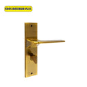 Khas Maximum Plus KH-043 Door Handle Set in Antique Effect, featuring a sleek and modern design.