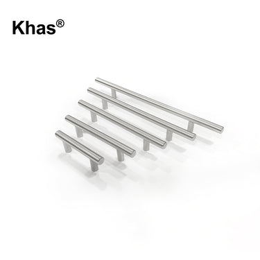 Khas SS Rod Handle in SS Shine Polish finish, available in sizes ranging from 4-in to 12-in.