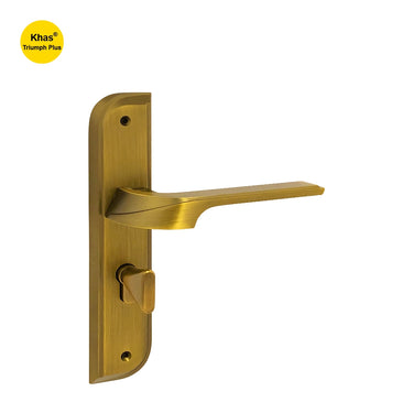 Khas Triumph Plus 1045 Door Handle Set in Matt Coffee, featuring a sleek and modern design.