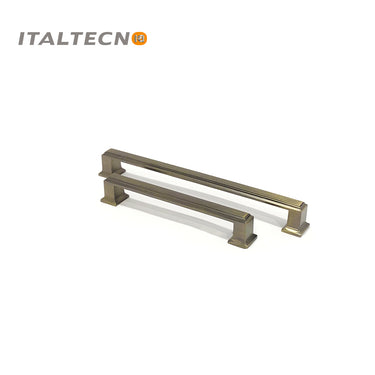 Italtecno 1655184 series drawer pulls in Matt Bronze finish, available in 96mm and 128mm sizes.