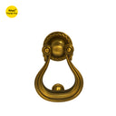 Khas Triumph Plus 2004 Door Knocker in MAE finish, featuring classic rope detailing and traditional design.

