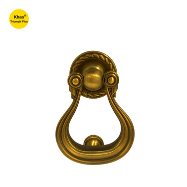 Khas Triumph Plus 2004 Door Knocker in MAE finish, featuring classic rope detailing and traditional design.

