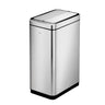 EKO Deluxe Phantom Sensor Bin EK9287 in brushed stainless steel, with motion sensor lid.