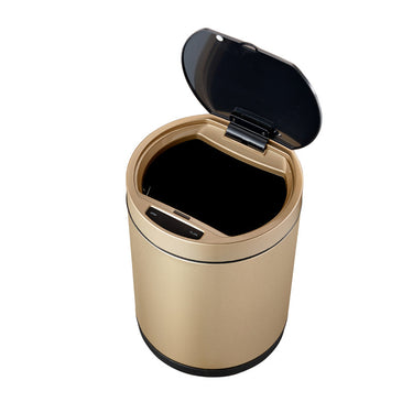EKO Docomo Sensor Bin EK9285 in Champagne Gold, 12 Litre Capacity, featuring motion sensor technology for hygienic, hands-free operation and a sleek design ideal for contemporary spaces.