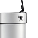 EKO Docomo X Sensor Bin EK9286 in brushed stainless steel, 9 litres, featuring hands-free motion sensor operation and a manual touch switch, designed for compact, modern spaces.