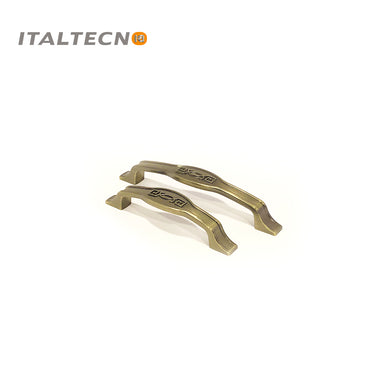 Italtecno 312137 series drawer pulls in Matt Bronze finish, available in 96mm and 128mm sizes.