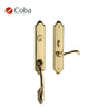 Bronces Coba 44500 Residential Entrance Set with Mortise Lock and Cylinders in P.O.V Finish, made in Spain, featuring a sleek and modern design.