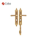 Bronces Coba 50640 Residential Entrance Set in P.O.V. Finish, made in Spain, featuring an intricate and stylish design.