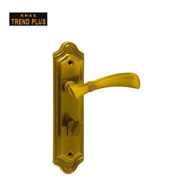 Khas Trend Plus 5817-20 Door Handle Set in Antique Elegant (AE) finish, featuring a classic design with a secure locking mechanism.
