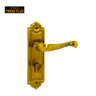 Khas Trend Plus 5823-296 Door Handle Set in AE finish, featuring classic design and secure lock mechanism.