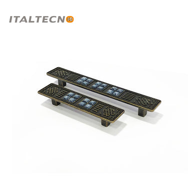 Italtecno BT 5066 series drawer pulls in Matt Antique Bronze finish, available in 96mm and 160mm sizes.