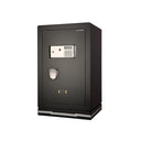 Italtecno GTX-6845II home and office safe in black, heavy-duty steel construction with electronic keypad and LCD screen.