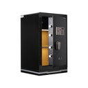 Italtecno GTX-6845II home and office safe in black, heavy-duty steel construction with electronic keypad and LCD screen.