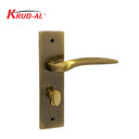 Krud-Al KD58306 Door Handle Set in AB finish, featuring sleek design and secure lock mechanism.