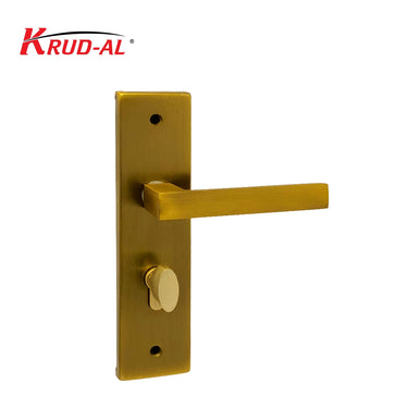 Krud-Al KD58316 Door Handle Set in MAE finish, featuring sleek design and secure lock mechanism.