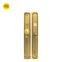 Khas Triumph KE33L-9077-9011 MAE Double Handle Residential Entrance Set in a matte antique finish with a sleek and elegant design for double doors.