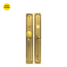 Khas Triumph KE33L-9077-9011 MAE Double Handle Residential Entrance Set in a matte antique finish with a sleek and elegant design for double doors.