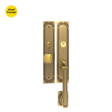 Khas Triumph KE33M-9077-9011 MAE Residential Entrance Set with a matte antique finish and timeless design.