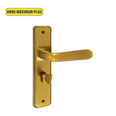 Khas Maximum Plus KH-004 Door Handle Set in MAE finish, featuring a sleek design with a matte antique look.