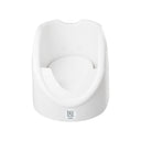 Khas white foot washer basin, featuring an ergonomic, electricity-free design for wudu and daily foot cleaning.