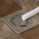 Khas white foot washer basin, featuring an ergonomic, electricity-free design for wudu and daily foot cleaning.