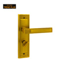 Khas Trend Plus S02 Door Handle Set in MAE finish, featuring a sleek geometric design with a matte antique look.