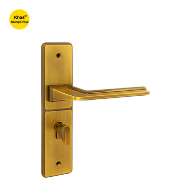 Khas Triumph Plus S1243H1716 door handle set in matte antique and antique effect finish, featuring a durable construction and timeless design.